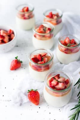 Coconut & Passionfruit Panna Cotta