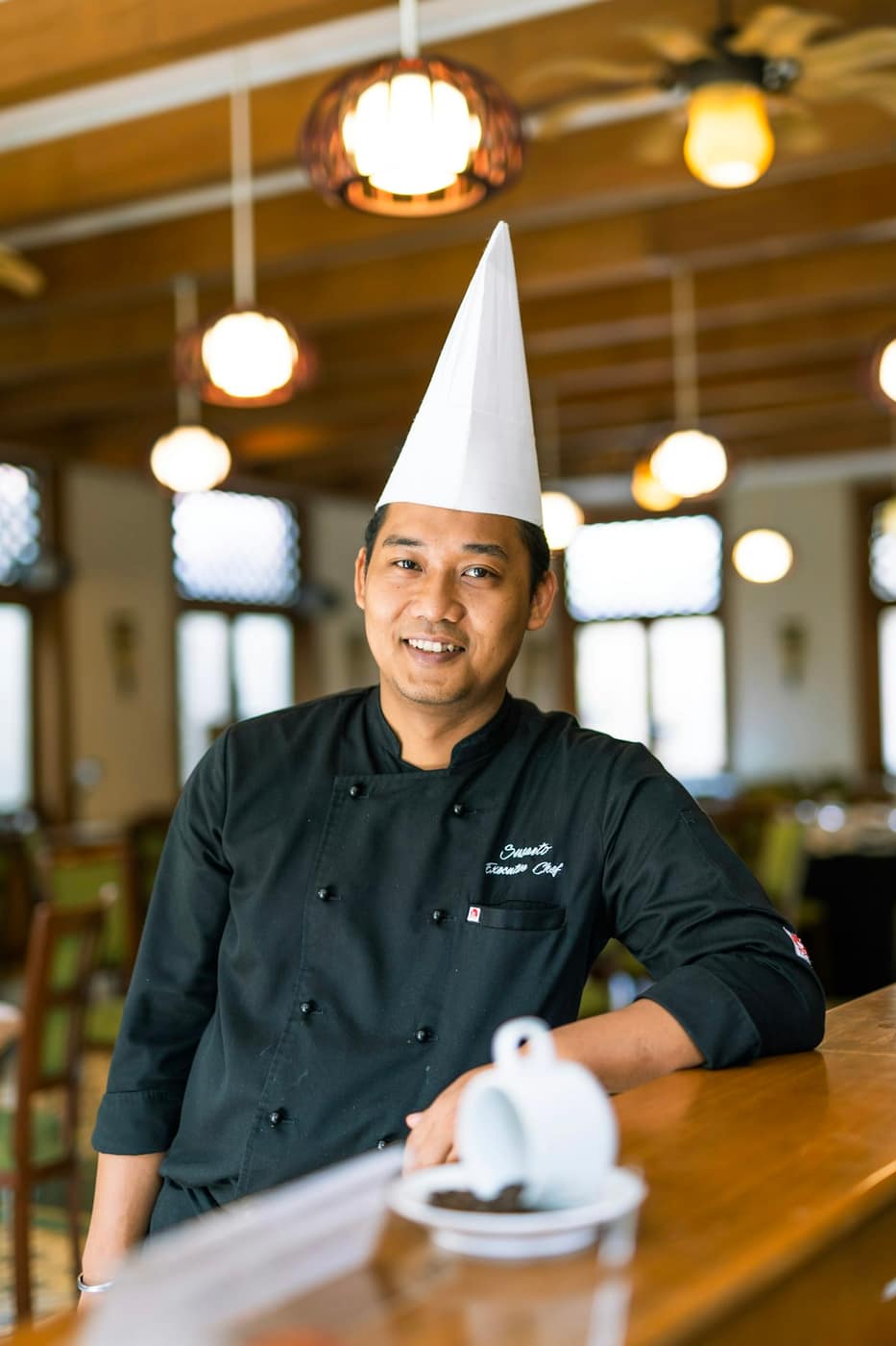 Portrait of the executive chef